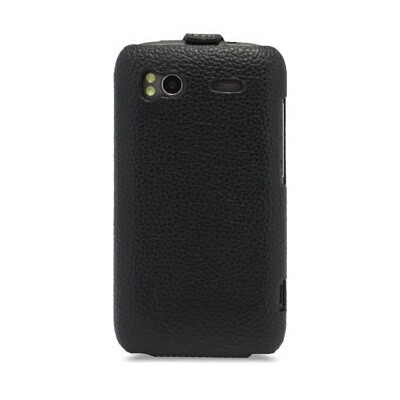 Кожаный чехол книга Melkco Leather Case Black LC для HTC Sensation XE(2)