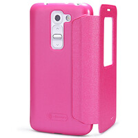 Полиуретановый чехол Nillkin Sparkle Leather Case Rose для LG Optimus G2 Mini D618