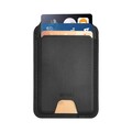 Магнитный кошелек-картхолдер для смартфона с подставкой и GPS трэкером WiWu Mag Wallet FM MW-005 черный(#2)