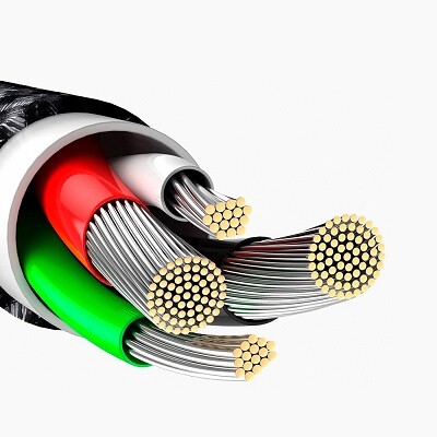 Кабель Baseus Tungsten Gold Fast Charging Data Cable USB to iP 2.4A 1m (CALWJ-01) черный(4)