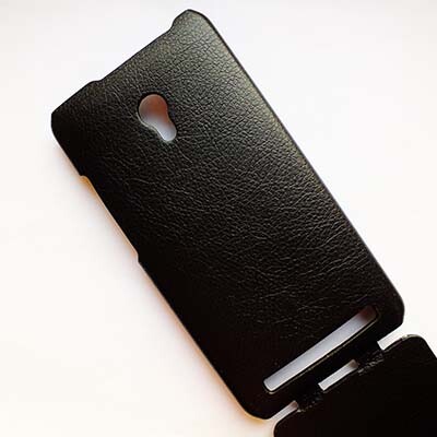 Кожаный чехол Armor Case Black для Asus ZenFone 6(4)
