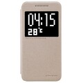 Полиуретановый чехол Nillkin Sparkle Leather Case Gold для HTC One A9(#1)