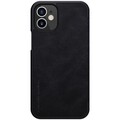 Кожаный чехол Nillkin Qin Leather Case Черный для Apple iPhone 12 mini(#2)