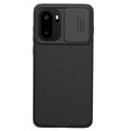 Чехол-накладка с защитой камеры Nillkin CamShield Pro черная  для OnePlus Ace 6/ Ace 6T(#1)