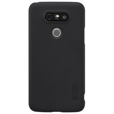 Пластиковый чехол с пленкой Nillkin Super Frosted Shield Black для LG G5(1)