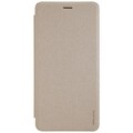 Полиуретановый чехол книга Nillkin Sparkle Leather Case Gold для Asus ZenFone 3 Ultra ZU680KL(#1)