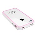 Бампер SGP Neo Hybrid 2S Pastel Series White Pink для Apple iPhone 4/4S(#2)