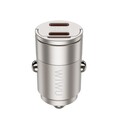 Автомобильное зарядное Wiwu Nano Series C+C Fast Car Charge 30w QC-029(#4)