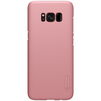 Пластиковый чехол с пленкой Nillkin Super Frosted Shield Rose Gold для Samsung G950F Galaxy S8(1)