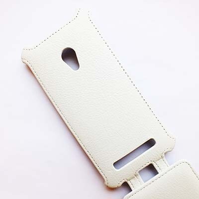 Кожаный чехол Armor Case White для Asus ZenFone 5(4)