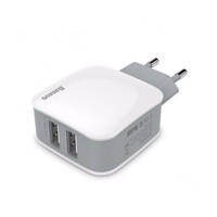Сетевой адаптер питания Baseus Letour Dual U ZCL2B-B02 2USB 2.4A