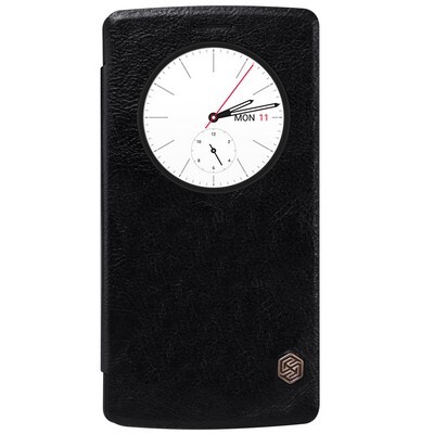 Кожаный чехол Nillkin Qin Leather Case Black для LG G4(1)