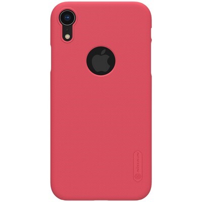 Пластиковый чехол с подставкой Nillkin Super Frosted Shield Красный для Apple iPhone XR(1)