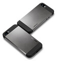 Пластиковый чехол SGP Slim Armor Series Metal Slate для Apple iPhone 5/5s/SE(#4)