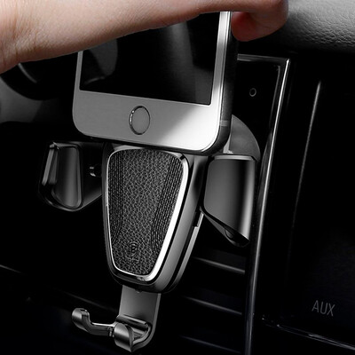 Автомобильный держатель Baseus Car Holder Gravity Metal SUYL-B01 черный(4)