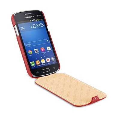 Кожаный чехол Armor Case Red для Samsung S7262 Galaxy Star Plus(4)