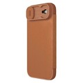 Кожаный чехол Nillkin Qin Prop Leather Case коричневый для Apple iPhone Air(#2)