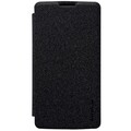 Полиуретановый чехол Nillkin Sparkle Leather Case Black для LG Leon H324(#1)