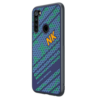Чехол-накладка Nillkin Striker Case сине-зеленого цвета для Xiaomi Redmi Note 8/ Redmi Note 8 2021(3)