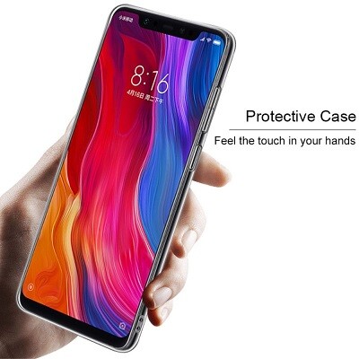 Силиконовый чехол TPU Case 0.6mm прозрачный для Xiaomi Mi8 SE(2)