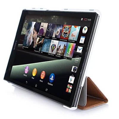 Полиуретановый чехол Mofi Book Case Gold для Sony Xperia Tablet Z3 Compact(3)