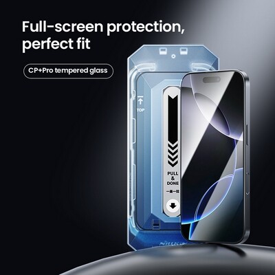 Защитное стекло Nillkin CP+Pro Черное для Apple iPhone 16 Pro(5)