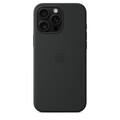 Силиконовый чехол с Magsafe черный для Apple iPhone 15 Pro Max(#2)