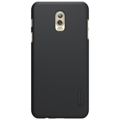 Пластиковый чехол с пленкой Nillkin Super Frosted Shield Black (Черный) для Samsung Galaxy C8\ J7 Plus(1)