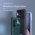 Силиконовая накладка Nillkin CamShield Leather Case S Лавандовая для Xiaomi 12X(#7)