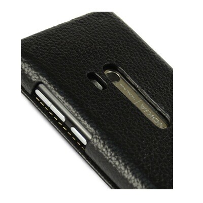 Кожаный чехол книга Melkco Leather Case Black LC для Nokia N9(4)