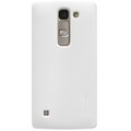 Пластиковый чехол с пленкой Nillkin Super Frosted Shield White для LG Spirit (H440Y)(#1)