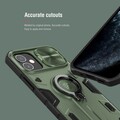 Противоударная-накладка Nillkin CamShield Armor черная для Apple iPhone 12(#8)
