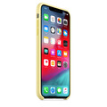 Силиконовый чехол светло-желтый для Apple iPhone XS Max(#3)