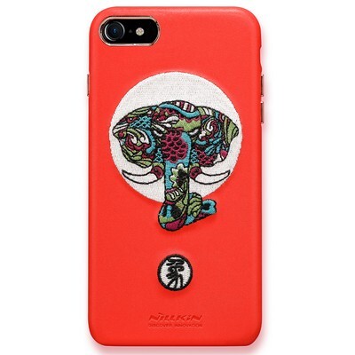 Кожаная накладка Nillkin Brocade Series Red Elephant для Apple iPhone 7(1)