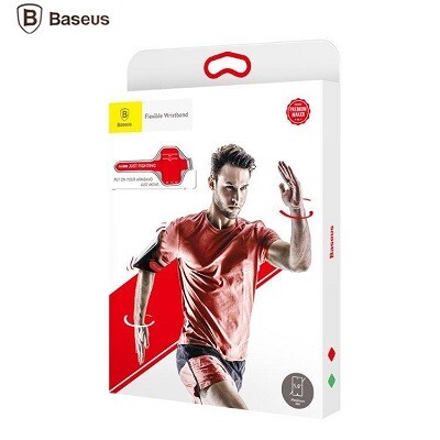 Спортивный чехол Baseus Move Armband черно-красный для телефонов до 5 дюймов(5)