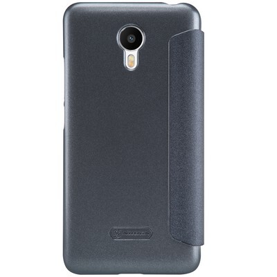 Полиуретановый чехол Nillkin Sparkle Leather Case Black для Meizu M1 Metal(2)