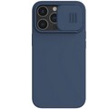 Силиконовая накладка Nillkin CamShield Silky Silicone Case Синяя для Apple iPhone 13 Pro Max(#1)