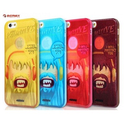 Силиконовый чехол Remax Primitive Case Blue для Apple iPhone 6/6s(3)