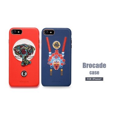 Кожаная накладка Nillkin Brocade Series Red Elephant для Apple iPhone 7(6)