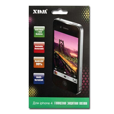 Защитная пленка двухсторонняя XDM глянцевая для Apple iPhone 4/4S(2)