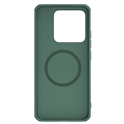 Пластиковый чехол с пластиной Magsafe Nillkin Super Frosted Shield Pro Magnetic Case Зеленый для Xiaomi 14(2)