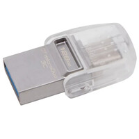 USB 3.1 (тип C), USB 3.1 (тип A) Kingston DataTraveler microDuo 3C 128GB (DTDUO3C/128GB)