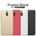 Пластиковый чехол с пленкой Nillkin Super Frosted Shield Red для Meizu M6 Note(#4)