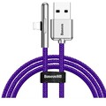 Кабель Baseus Iridescent Lamp Mobile Game Cable USB для iPhone 2.4A 1 м, цвет Фиолетовый (CAL7C-A05)(#1)