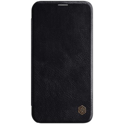 Кожаный чехол Nillkin Qin Leather Case Черный для Apple iPhone 12 mini(1)