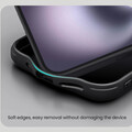 Пластиковый чехол с пластиной Magsafe Nillkin Super Frosted Shield Pro Magnetic Case Черный для Apple iPhone 16(#5)