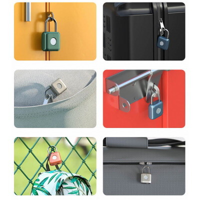 Умный замок Xiaomi Uodi Smart Fingerprint Lock Padlock Kitty зеленый(6)