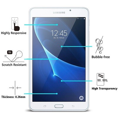 Противоударное защитное стекло Tempered Glass Protector 0.26mm для Samsung Galaxy Tab A 7.0 SM-T280/SM-T285(2)