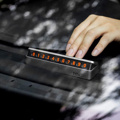 Парковочная карта Xiaomi TITA Temporary Parking Card (серебро)(2)