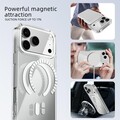 Защитный чехол с магнитной пластиной MagSafe TPU+PC Magic Mask Air Bairrer прозрачный для Apple iPhone 17 Pro Max(#5)